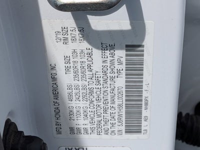 2020 Honda CR-V EX