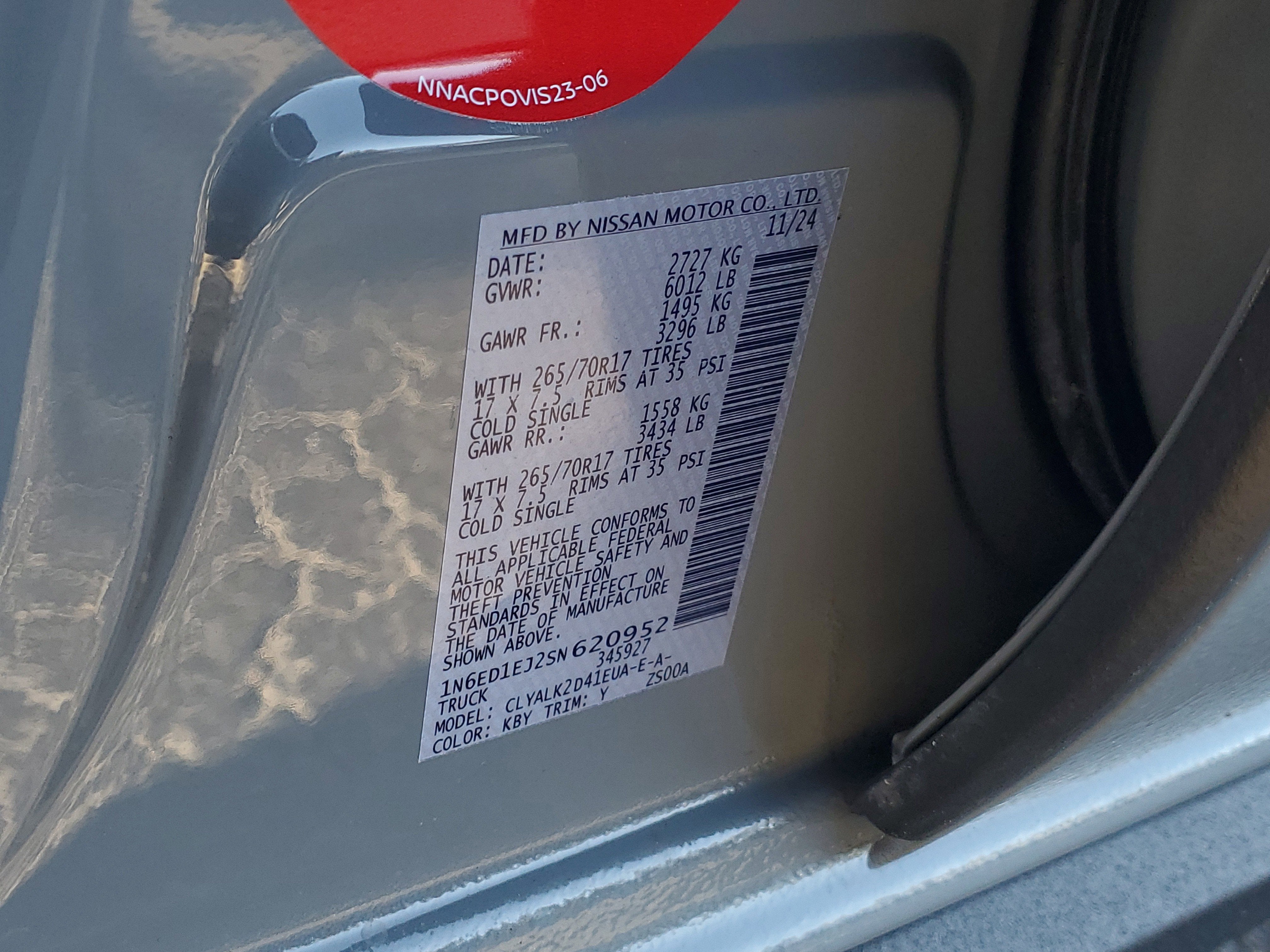 2025 Nissan Frontier PRO-X