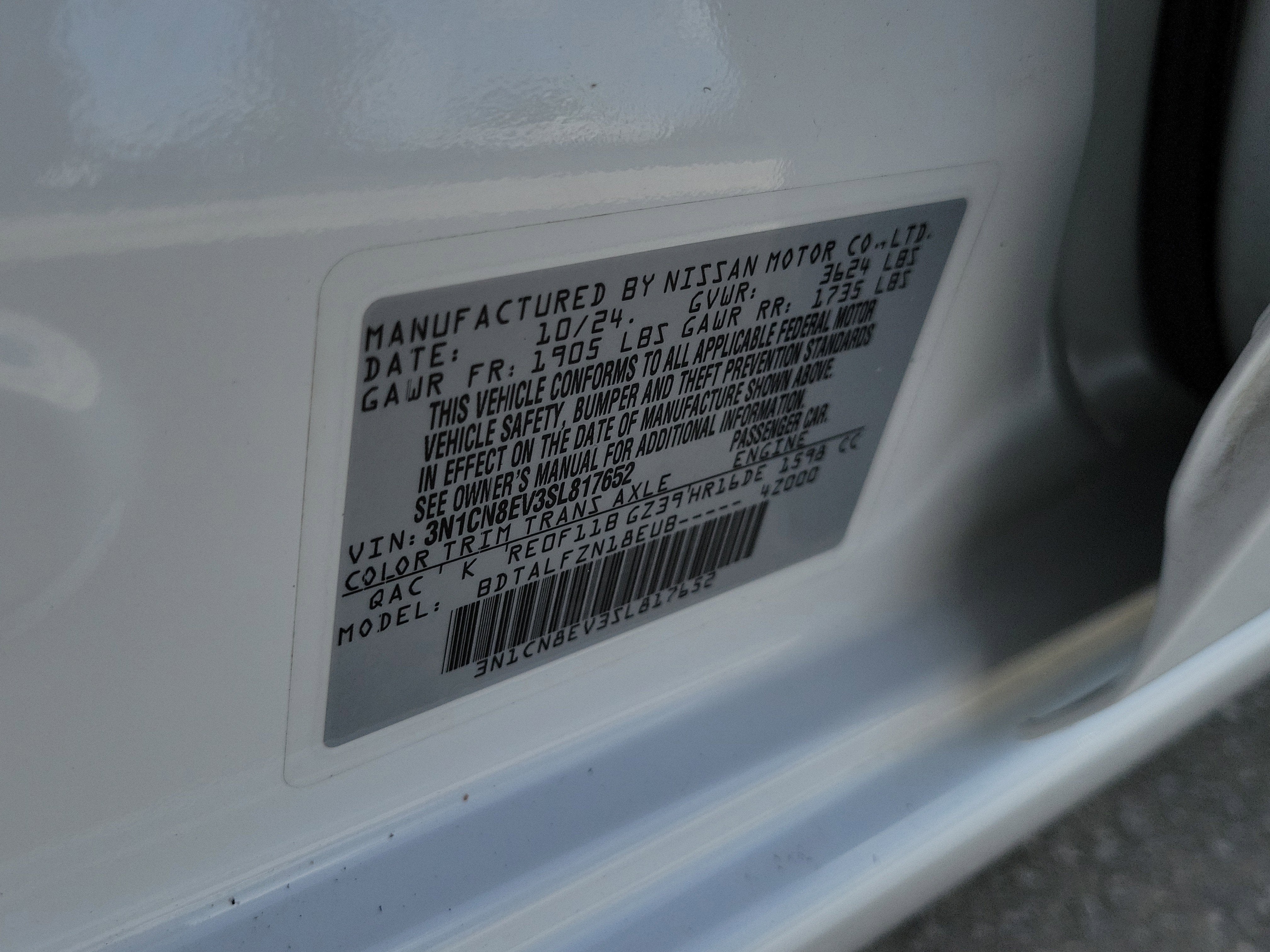 2025 Nissan Versa SV