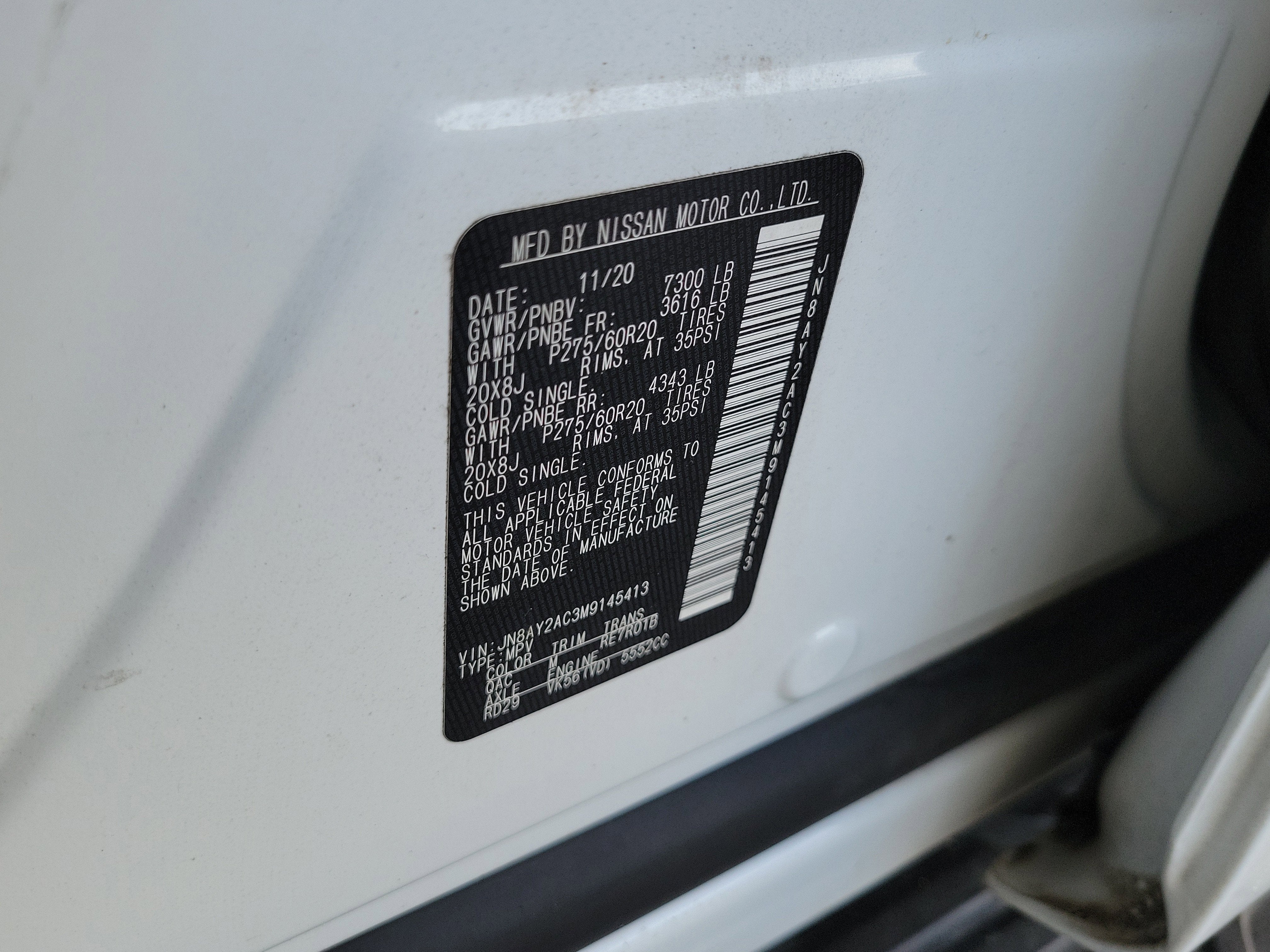 2021 Nissan Armada SV