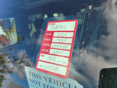 2024 Jeep Wrangler Sport