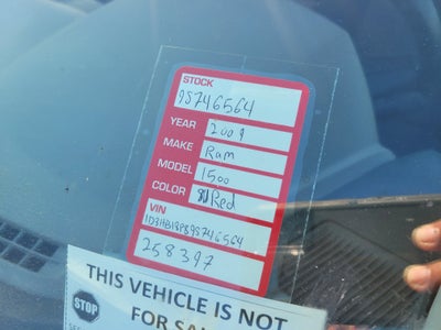 2009 Dodge Ram 1500 ST