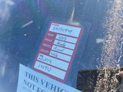 2008 Honda Accord Sdn EX