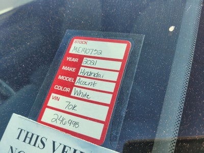 2021 Hyundai Accent SE