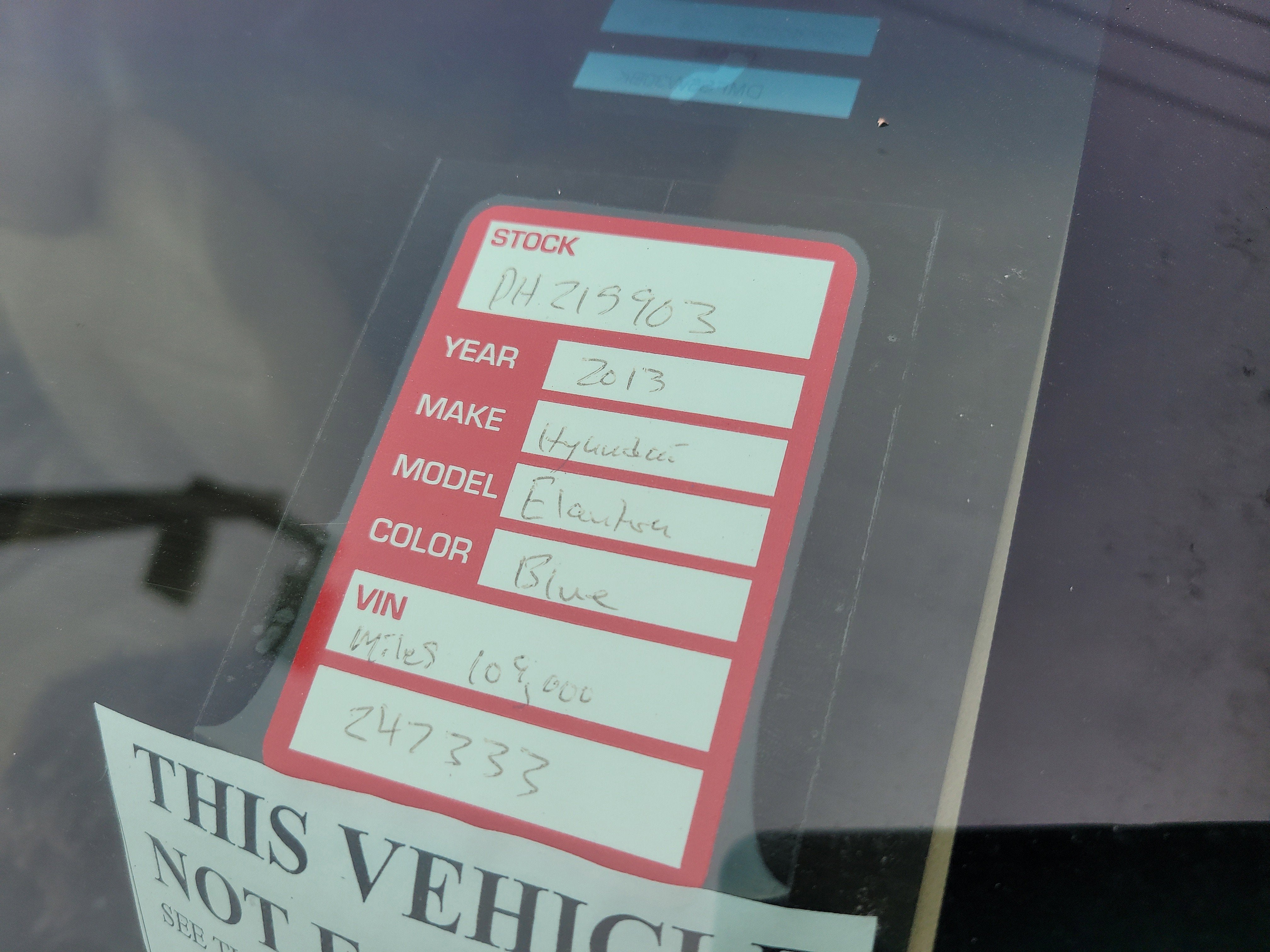 2013 Hyundai Elantra GLS