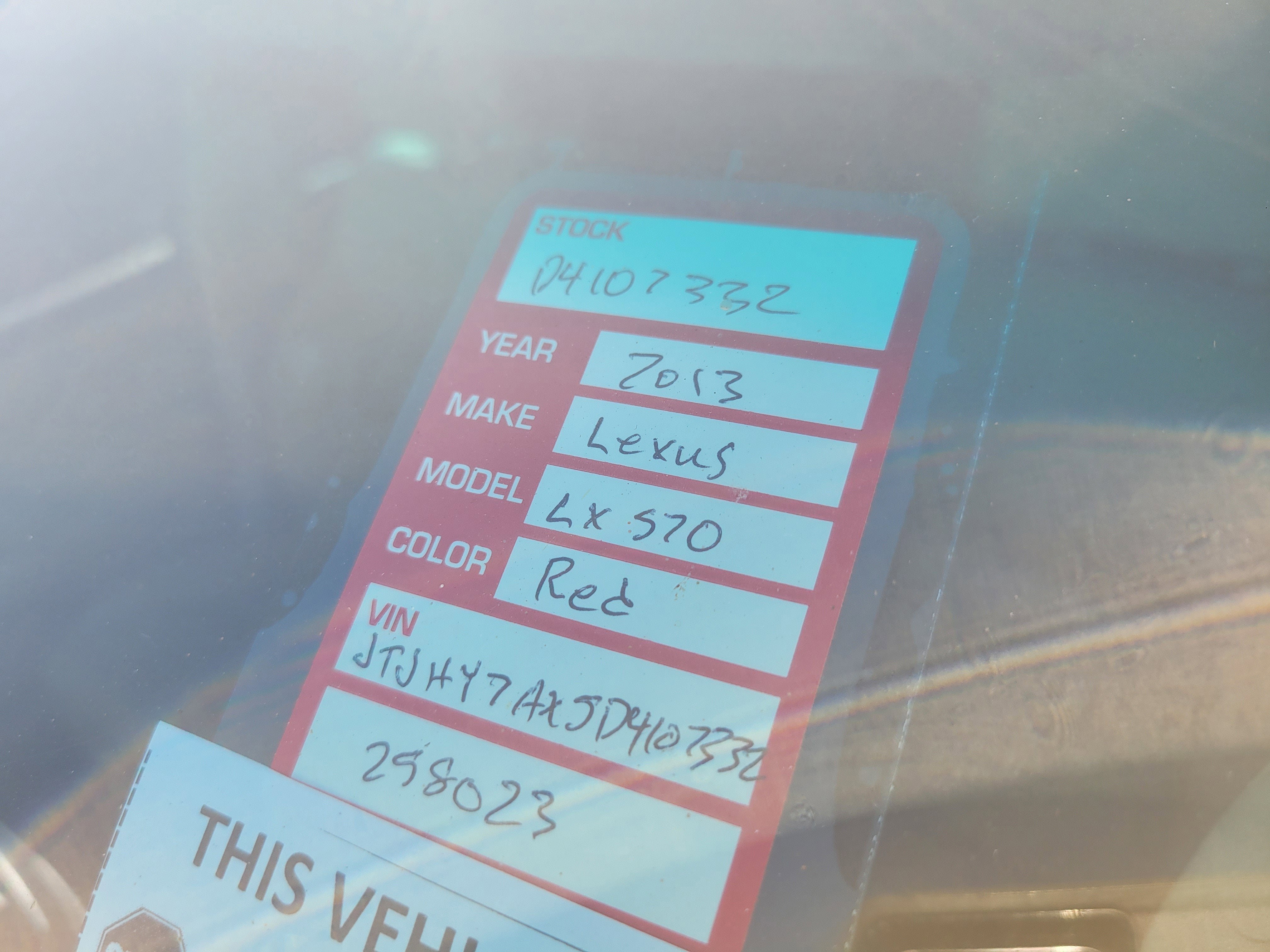 2013 Lexus LX 570 570