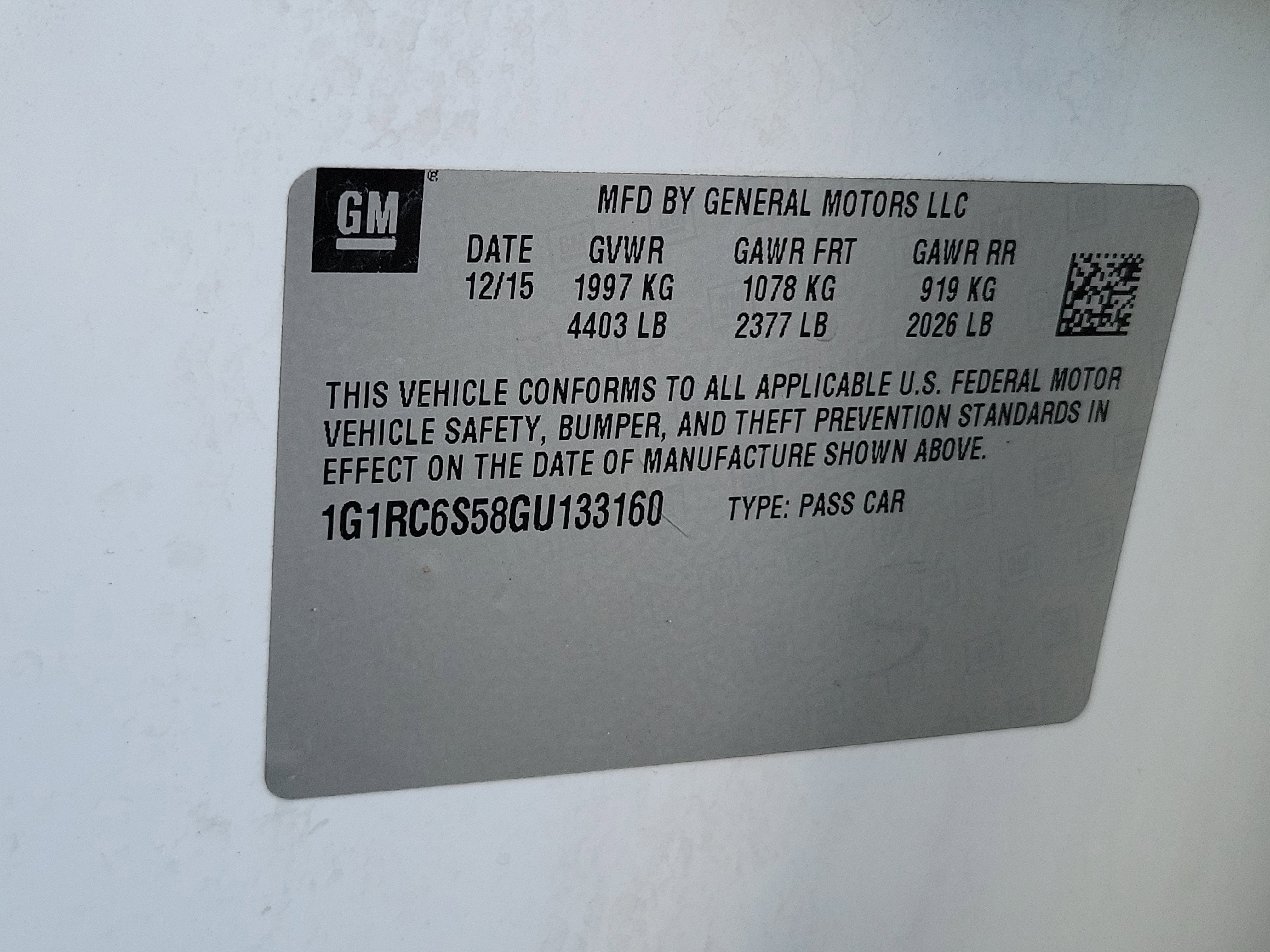 2016 Chevrolet Volt LT