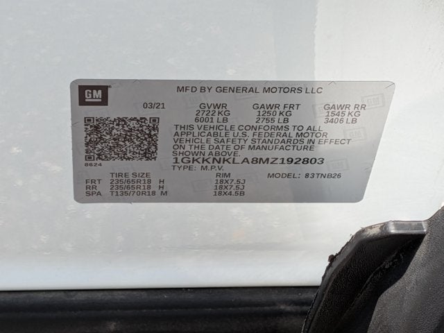 2021 GMC Acadia SLE