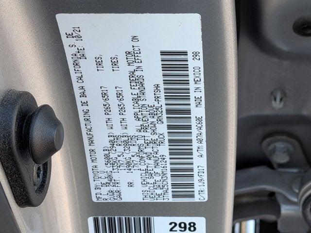 2022 Toyota Tacoma 2WD SR5