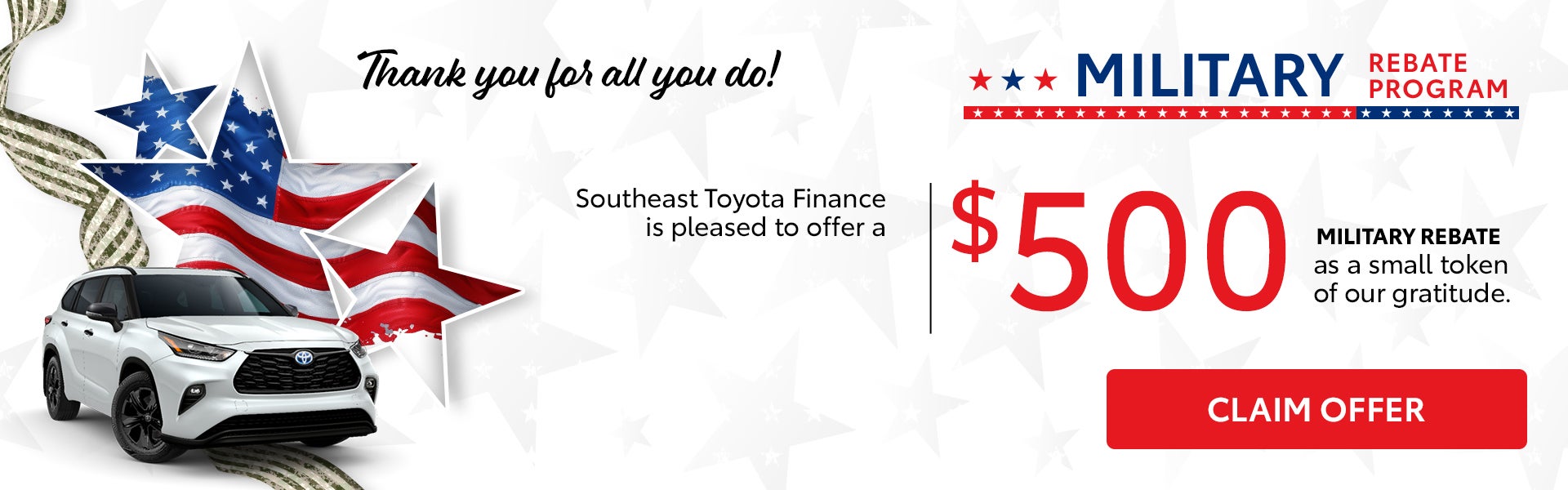 Military Rebate Program Toyota South Atlanta