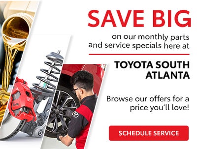Toyota Service & Parts Specials in Morrow | Toyota South Atlanta